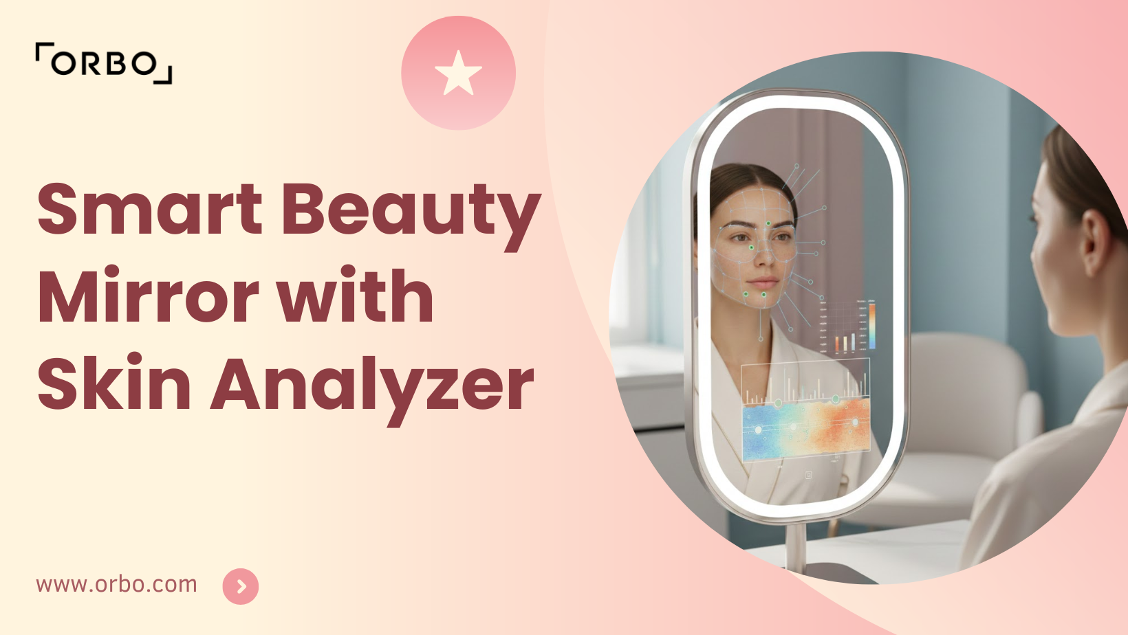 Smart Beauty Mirror with Skin Analyzer